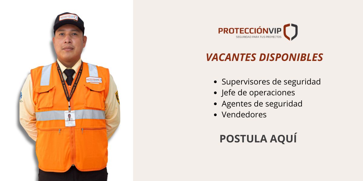 proteccion vip trabajos
